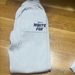 White Fox Boutique Gray Sweatpants